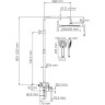 Душевой комплект WASSERKRAFT THERMO с термостатическим смесителем A188.254.155.WM Thermo