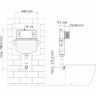 Встраиваемый смывной бачок WASSERKRAFT ALLER 10TLT.031.ME.BN04